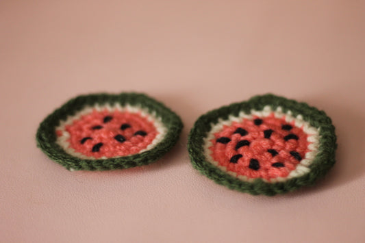 watermelon car cup holder coasters (pack of 2)